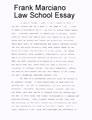 Law School Essay